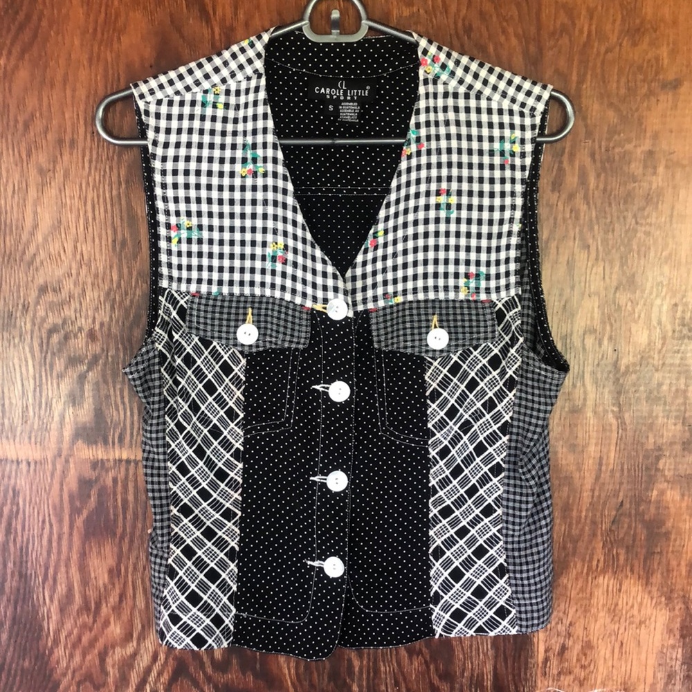 Vintage cottage core vest